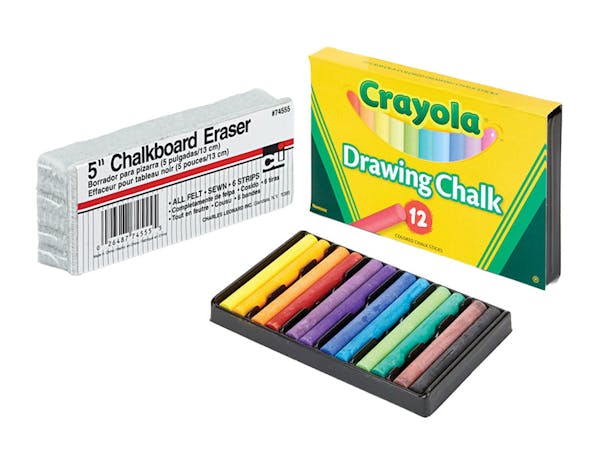 Chalk and Chalk Board Erasers