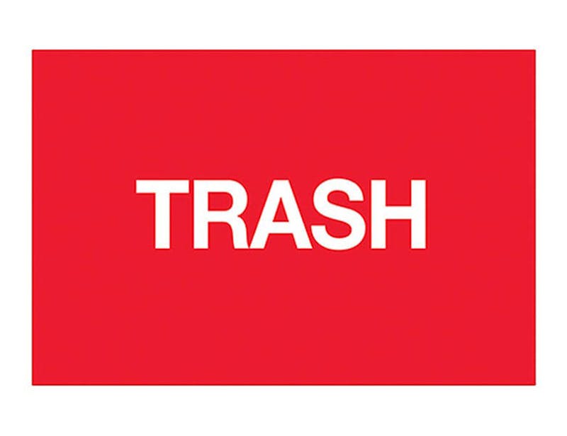 Trash Labels