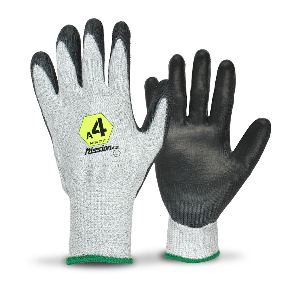Truline-Mission-420-Polyurethane-Coated-Gloves--Large--Gray