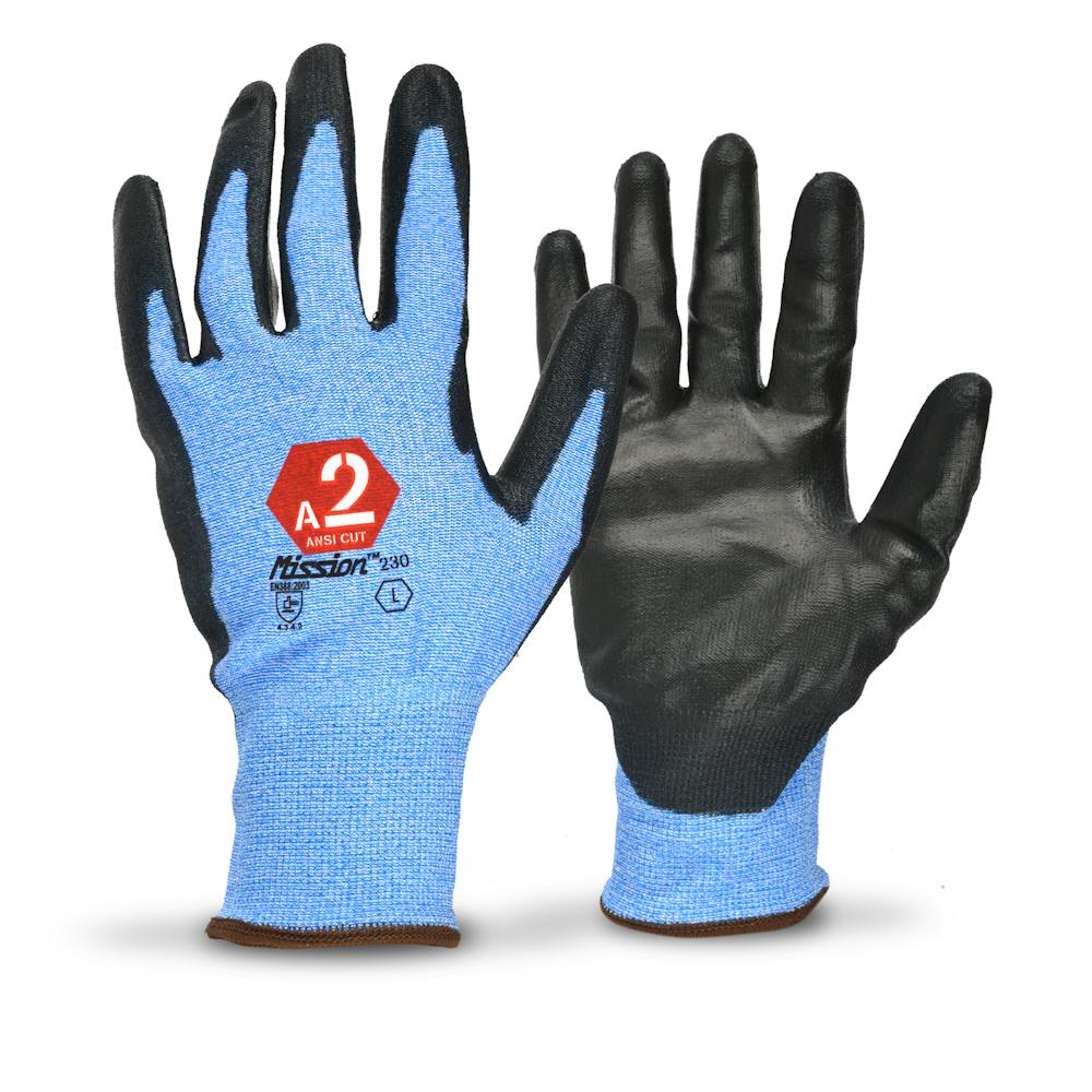 Truline-Mission-230-Polyurethane-Coated-Gloves--Large--Sky-Blue