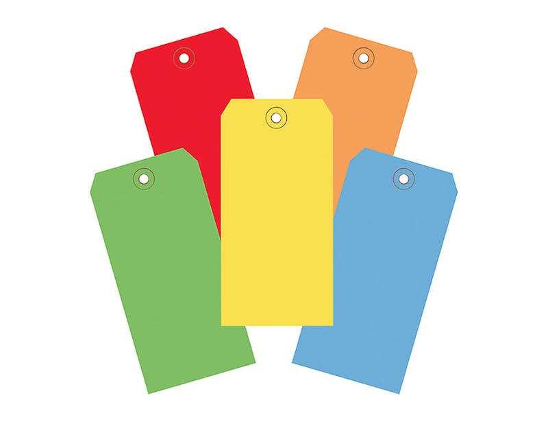 Assorted Color Tags