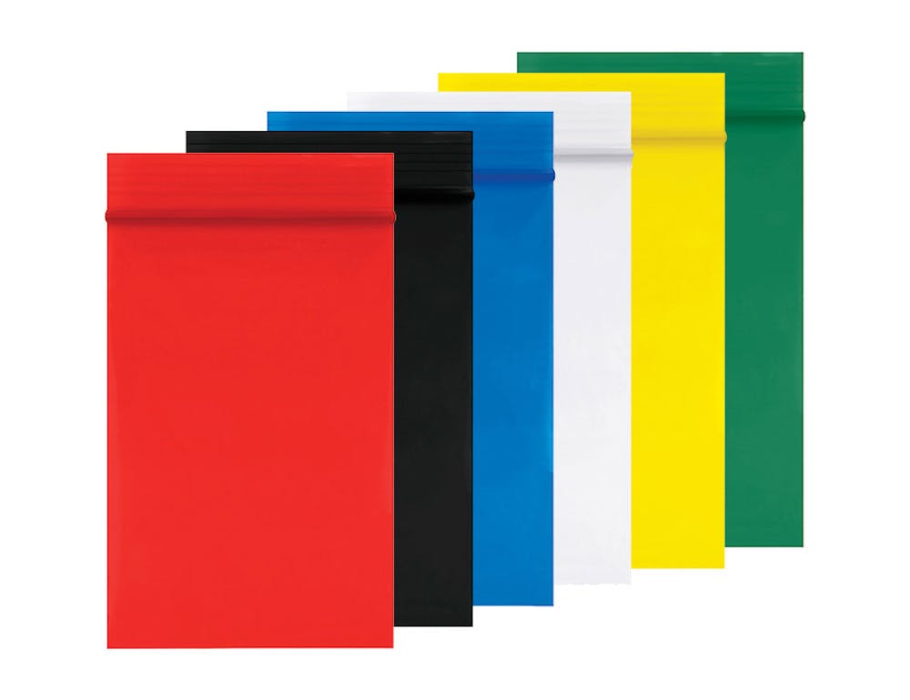 Color Reclosable Poly Bags