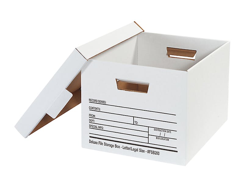 Deluxe File Storage Boxes