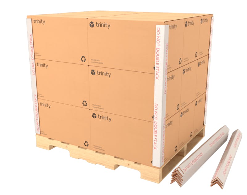 "Do Not Double Stack" Edge Protectors