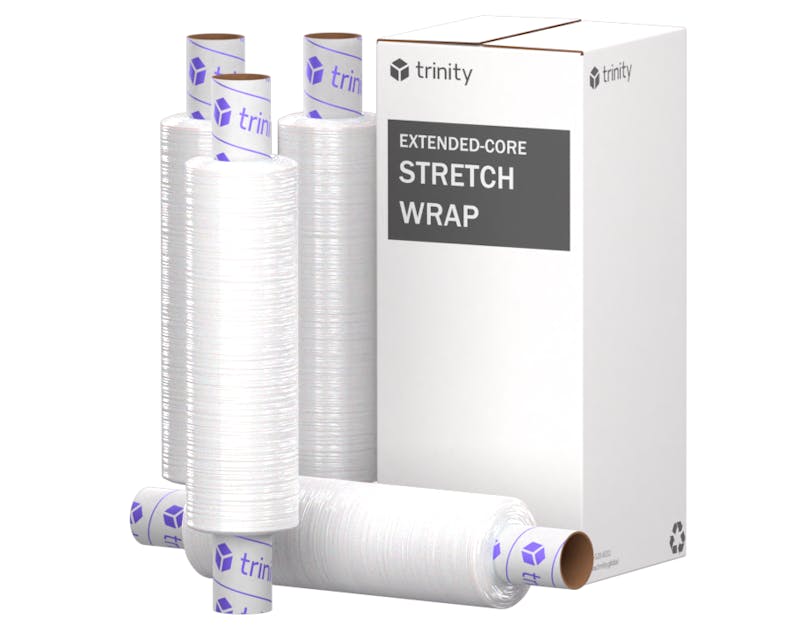 Extended-Core Stretch Wrap