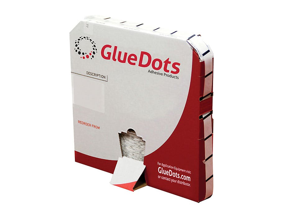 Glue Dots® Rolls and Dispenser Boxes | Double Sided Adhesive Glue Dots ...