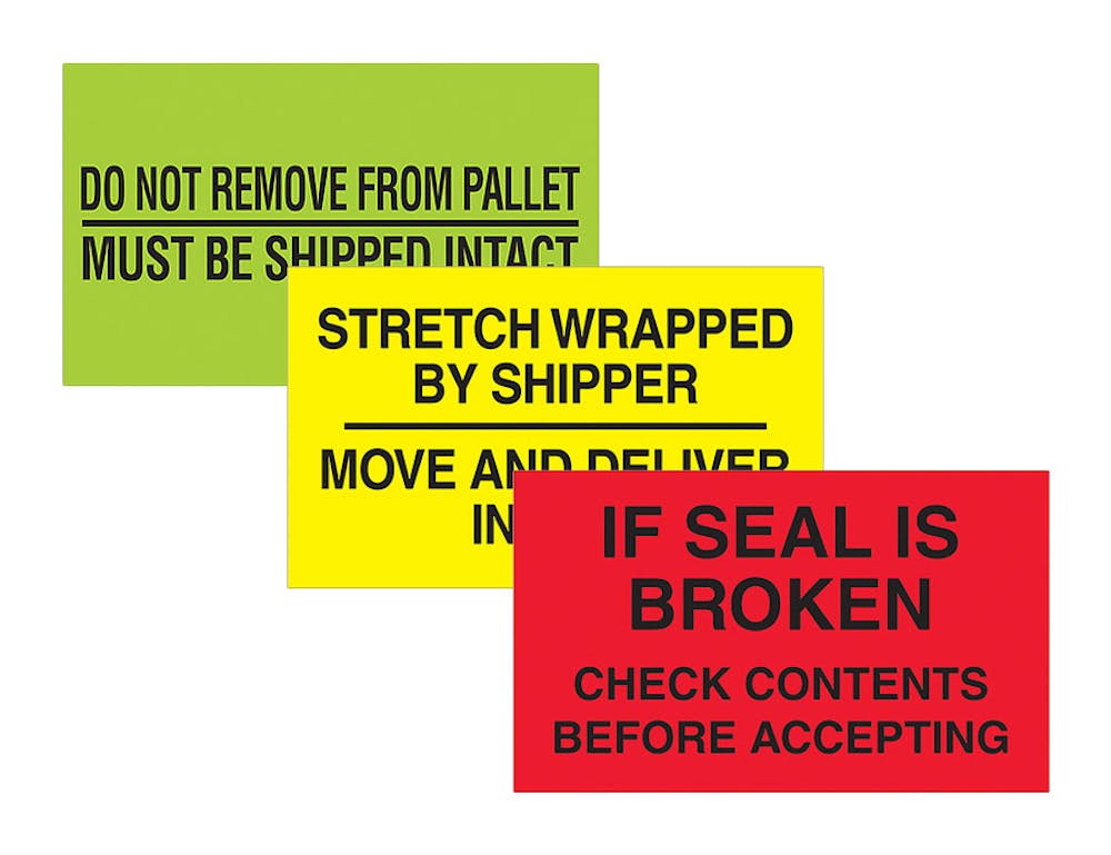 Pallet Protection Labels