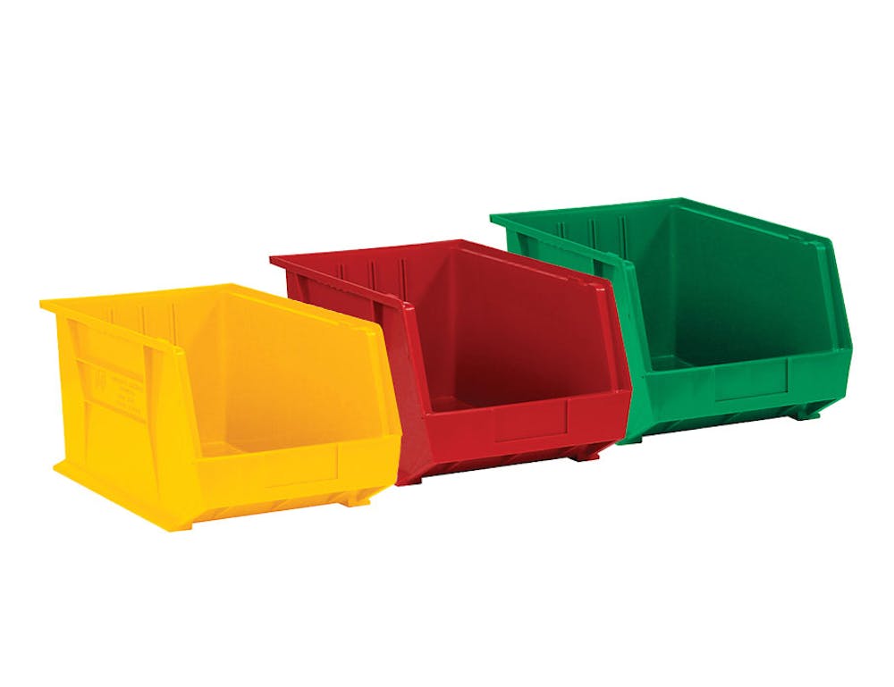 Plastic Stack-and-Hang Bin Boxes