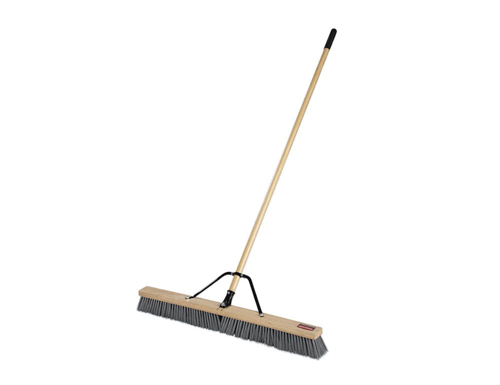 Rubbermaid® Professional Push Brooms PP Bristles, Rough Floor Surfaces