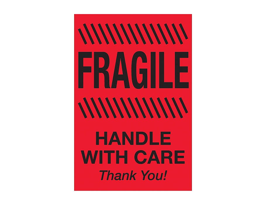 SpecialHandling Fragile Labels Trinity Packaging Supply