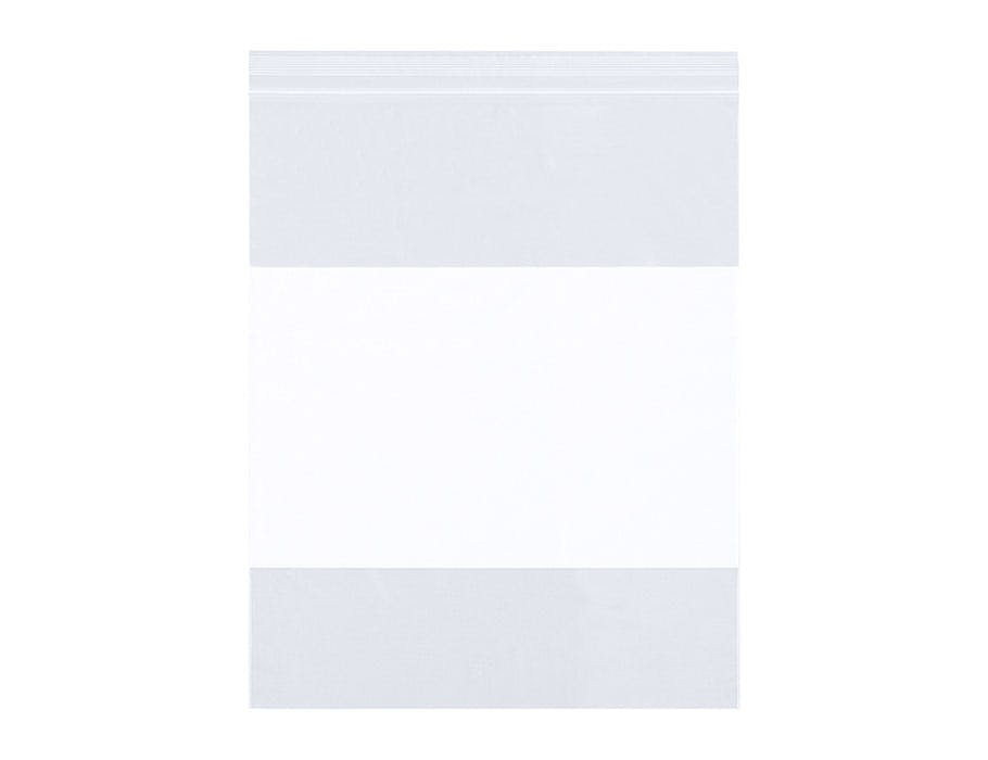 White Block Reclosable Poly Bags | White Block Reclosable Storage Bags ...