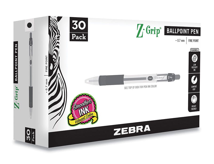 Zebra® Z-Grip Ballpoint Retractable Pen - Trinity Packaging Supply