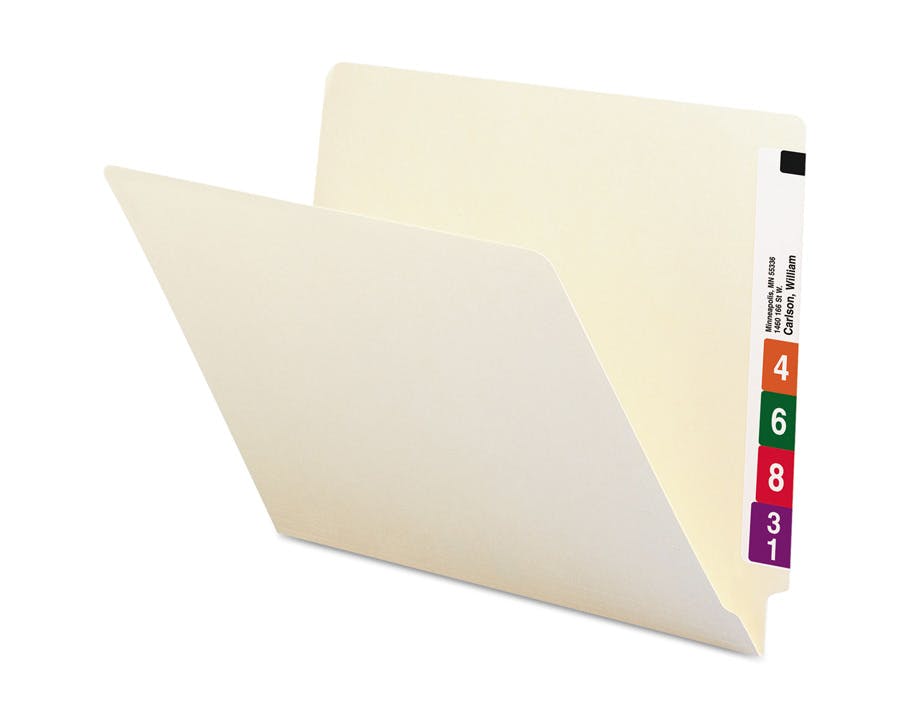 Smead® Heavyweight Manila End-Tab Folders - Trinity Packaging Supply