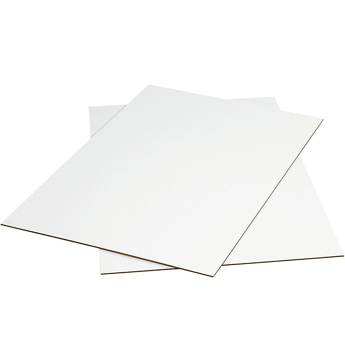 All White Cardboard Sheet